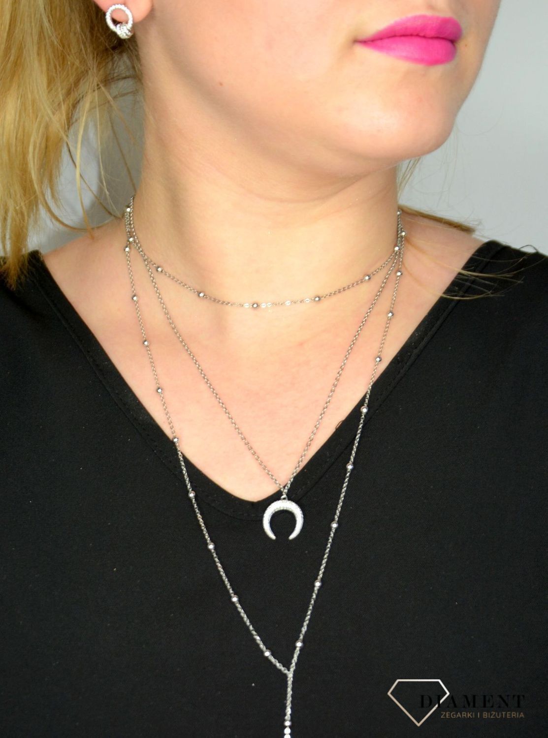 Srebrny naszyjnik potrójny z księżycem DIA-NSZ-0068-925 S.jpg